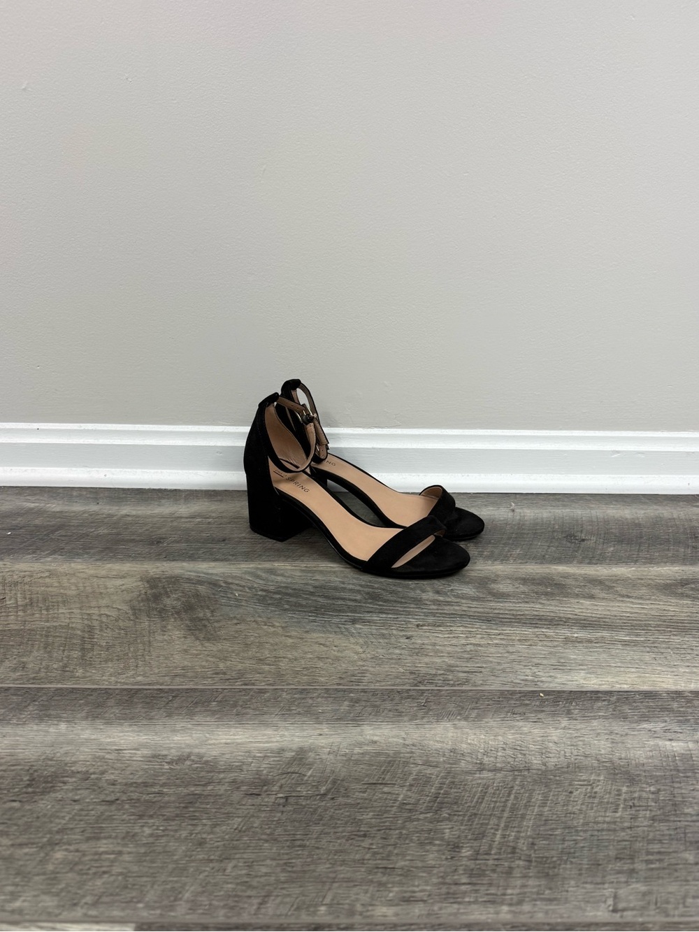 Call it Spring Black Block‎ Heel Sandals